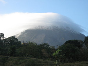 Arenal Volcano in Cloud
