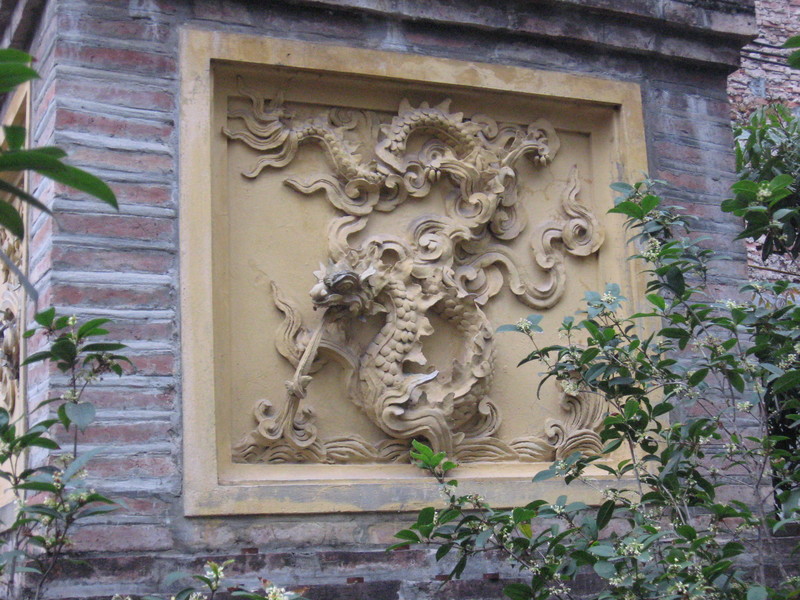 Hanoi Temple Carving