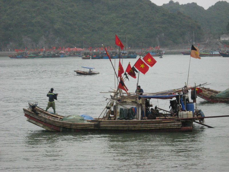 Bamboo Fishing Boat
