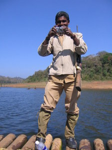 Madhu the camera-gun-paddling guy