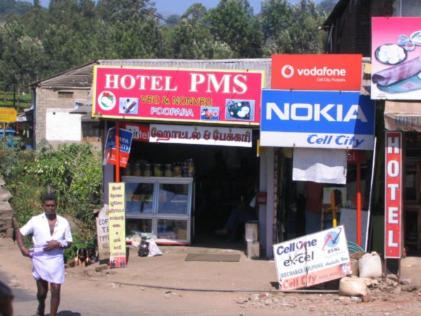 Shop on the road to Munnar
