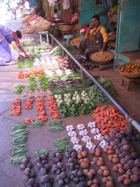 Veggies in Deveraj Market