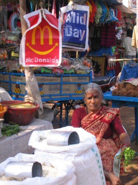 Vendor in Hampi