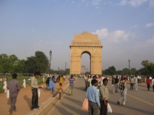 India Gate at sunset