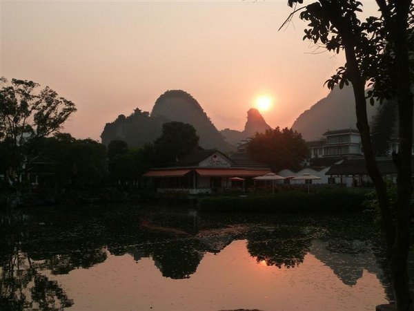 Sunset in Yangshuo