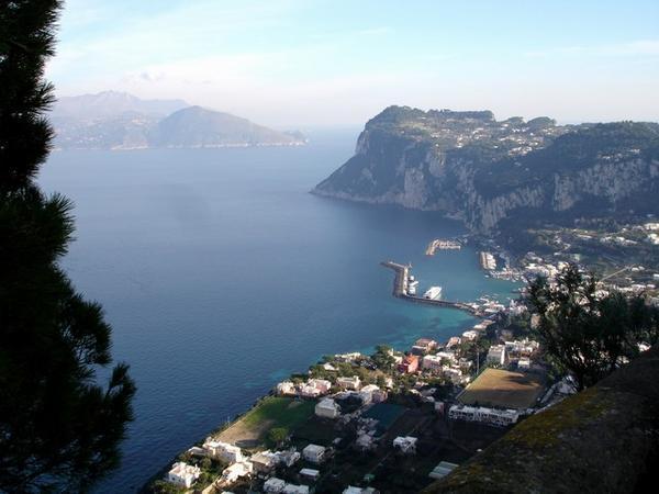 The City of Capri from the Phoenician Stairway