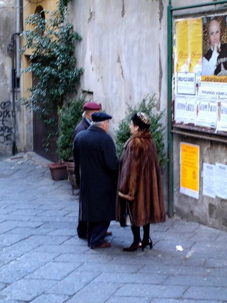 Italians in Downtown Sorrento