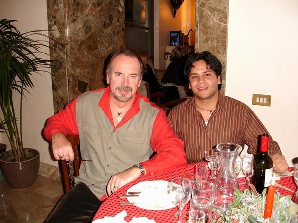 Paul (me) and Marc Enjoying Italian Hospitality