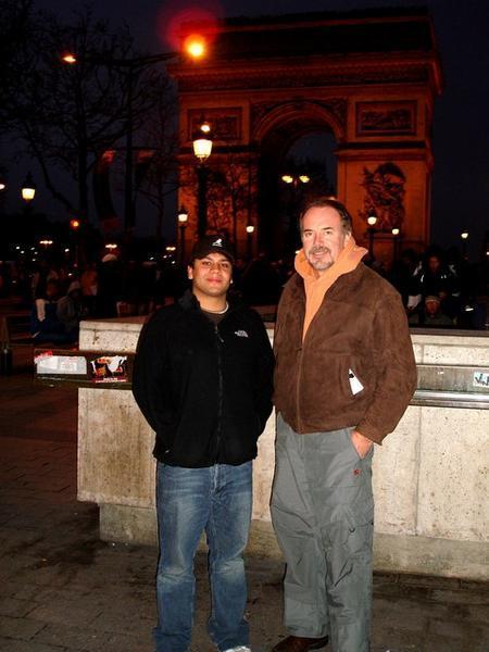 Marc , Paul and the Arc d'Triomphe