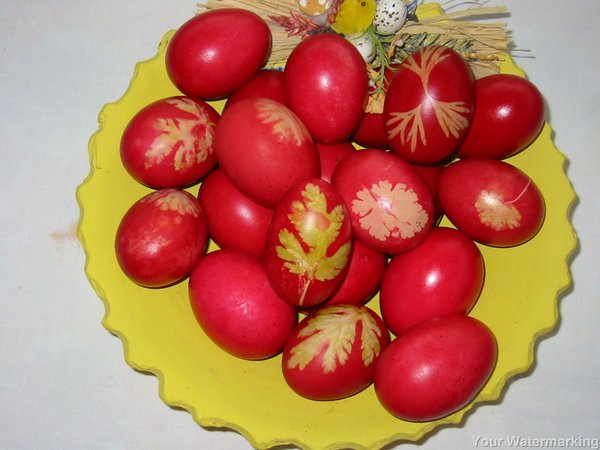 The Red Painted Eggs