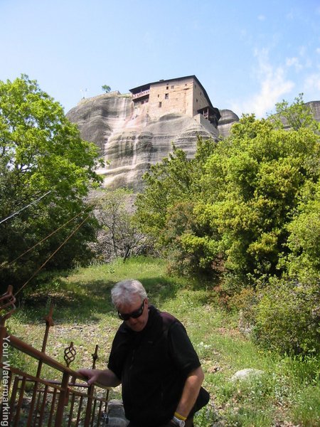 Bill at St Nicholas Monastery