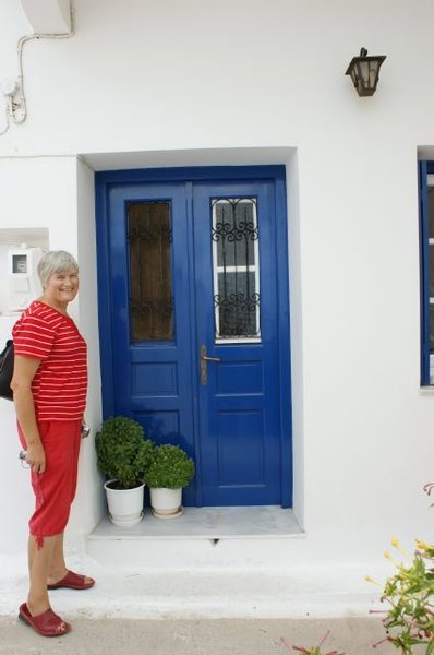 Gwen and  Blue Door