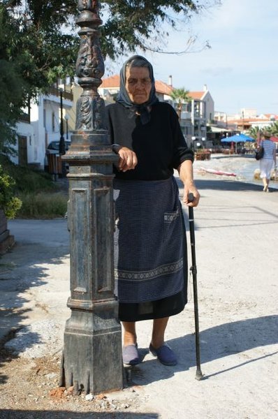 An old lady at Gefira