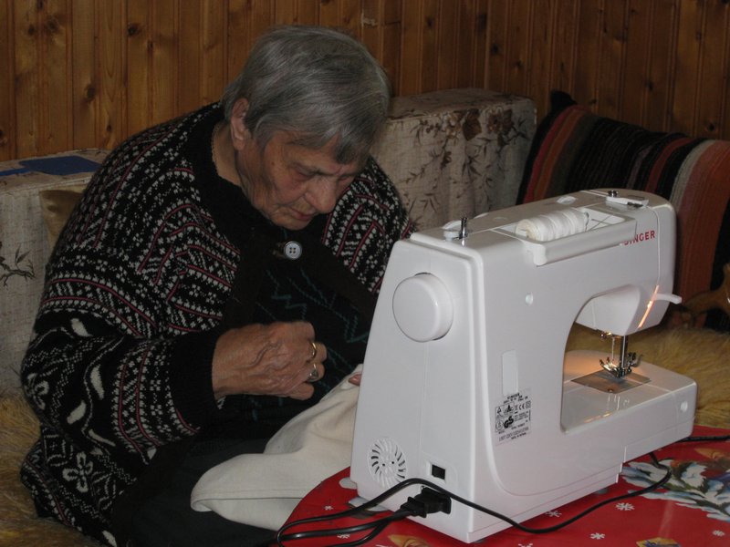 Mama's New Sewing Machine