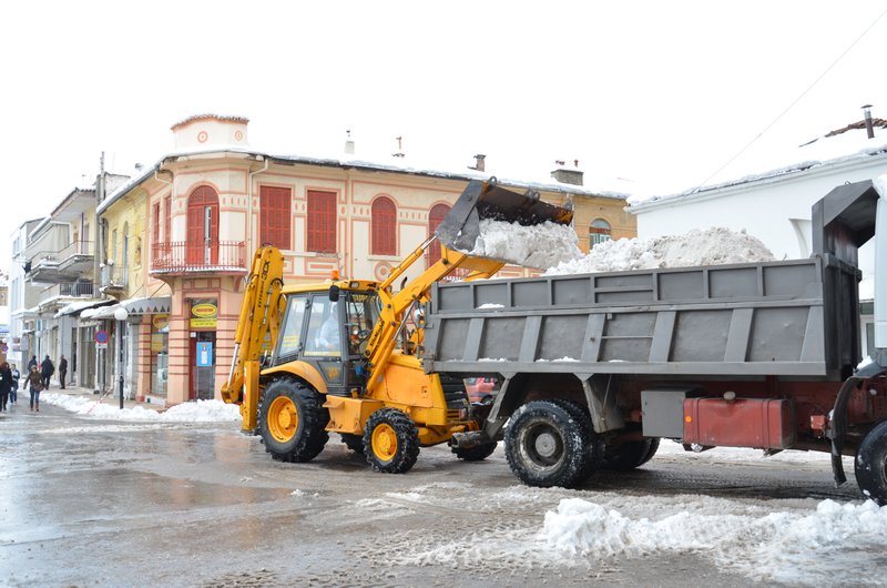 Clearing Snow Florina