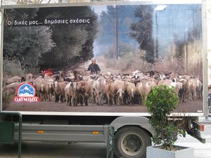 Sheep scene on Truck