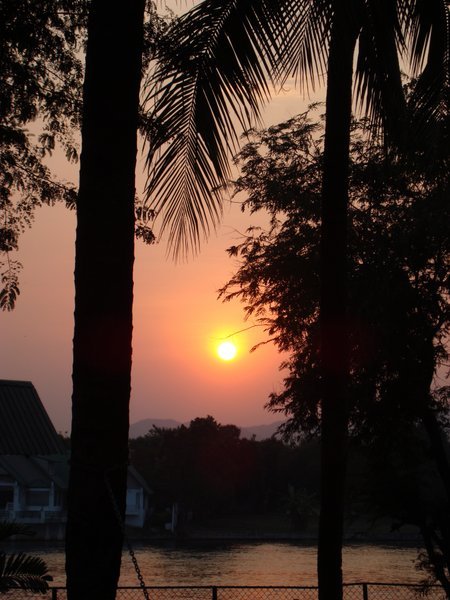 Sunset in Kanchanaburi