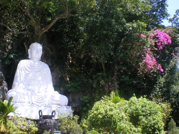 Bright, White Buddha