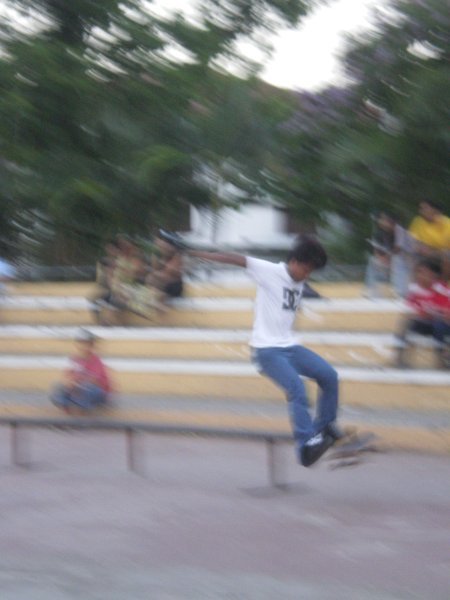 Skateboarding at Dusk