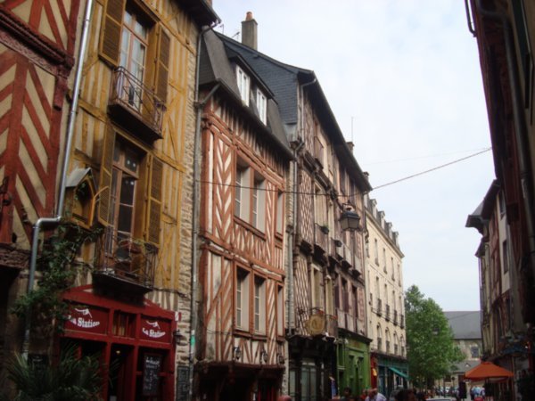 Medieval Building Fronts in Rennes