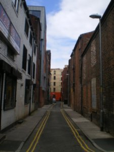 Empty Street in the Northern Quarter