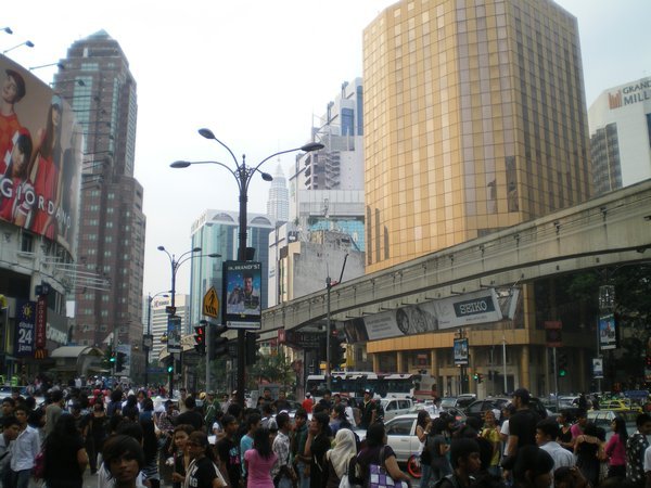 Bustling Streets in KL