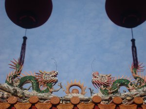 Temple Roof Detail in Malacca