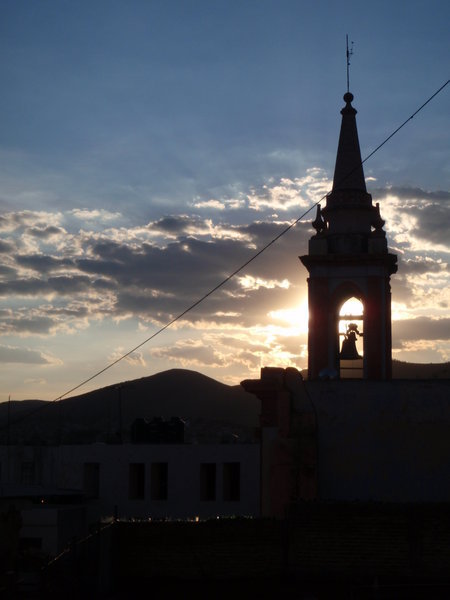Sunset at the University of Guanajuato