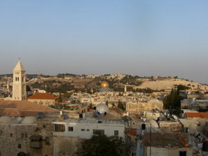 View from Hostel in Jerusalem