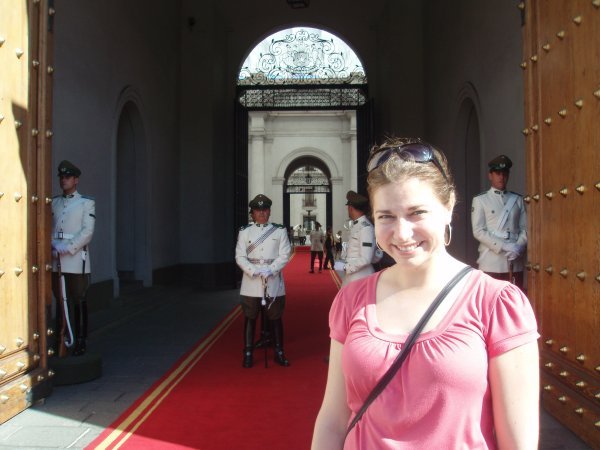 Kati at the Palacio Monedas