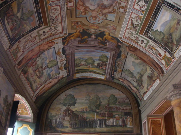 Viterbo - A Palazzo Comunale freskoi