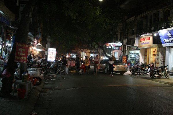 Calle del centro de Hanoi