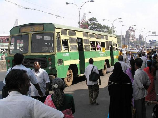 Local bus in Chennai