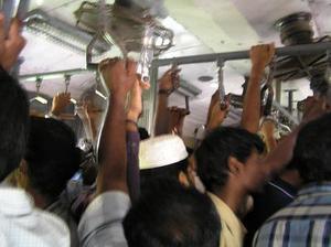 Inside local train from Tirusulam to Park