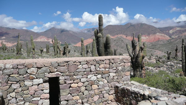 Rebuilt Inca ruins at Tilcara
