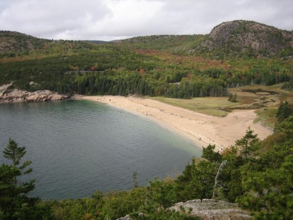 Sand beach in Acadia