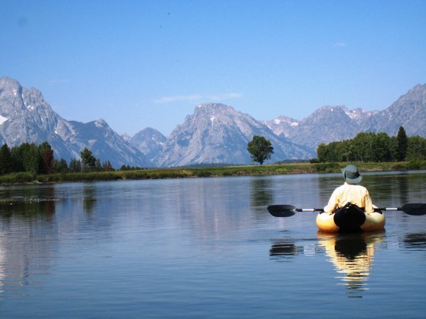 Oxbow bend of snake river 