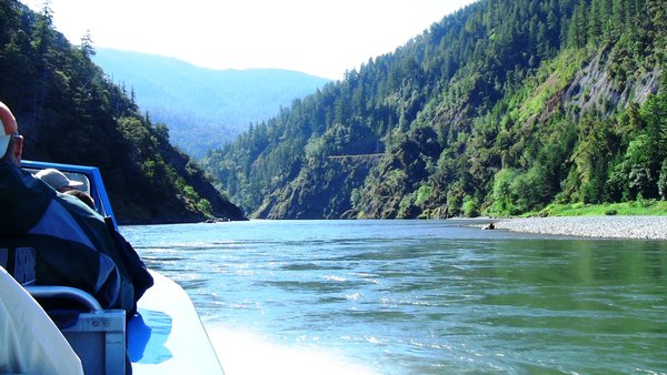 Jet Boat up Rogue river, OR