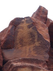 Petroglyphs at Dampier