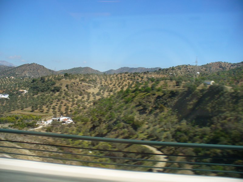 Spain from the train