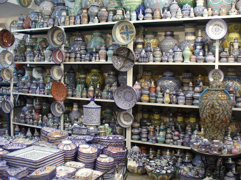 Pottery at the tile factory
