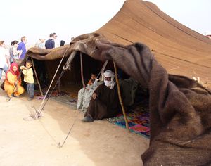 Berber shepherd camp