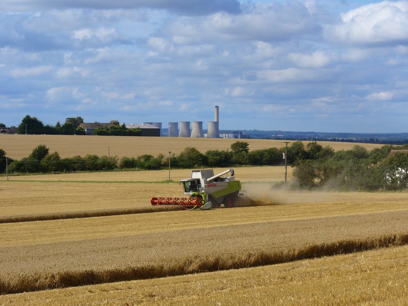 Harvest time in the Chilterns