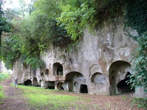 Etruscan tombs in Sutri