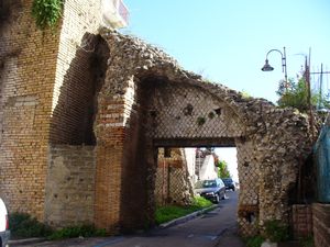Roman walls in Formia