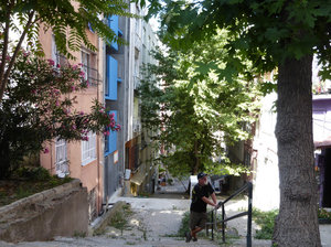 in the back streets of 'new' Istanbul