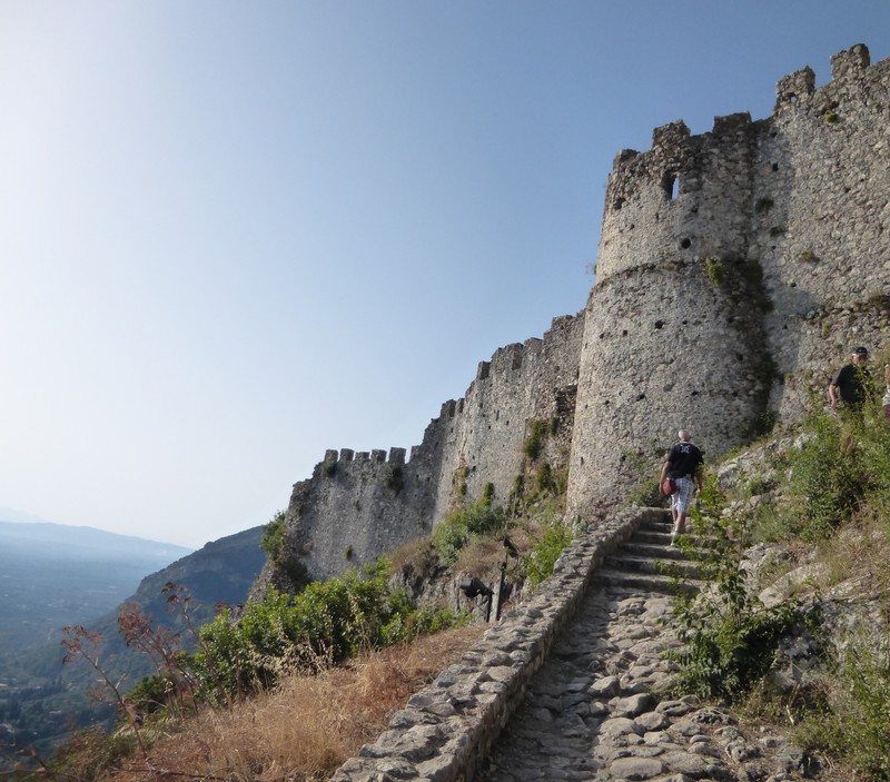 the medieval Byzantine Citadel of Mystra