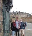 some old geezer photobombed Moya and Jackson outside Edinburgh Castle