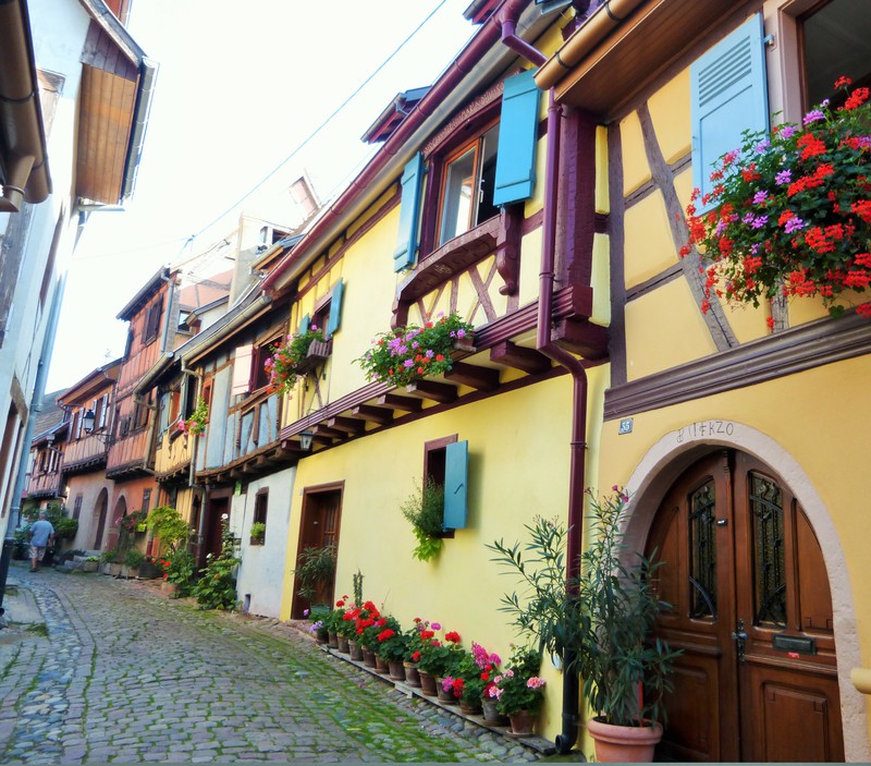 colours of Alsace in Eguisheim