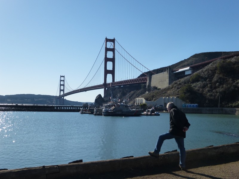 The bridge from Sausalito 